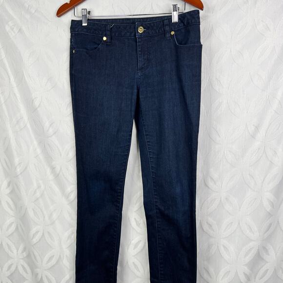 Tory Burch Women's Skinny Jeans - Dark Blue - Picture 6 of 12